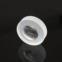 Optical grade PMMA material and machinery cutting plano-concave structure street light lens