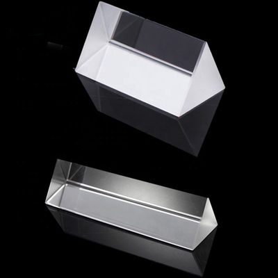 ZnSe Quartz Optical Glass Cube Prism , Dichroic Dispersion Beam Splitter Prism