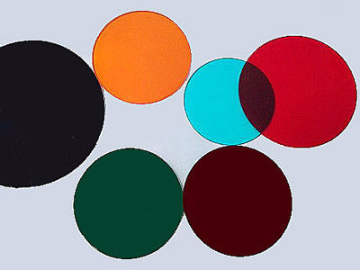 Bandpass Dichroic Crystal Optics Filters Borosilicate Coating