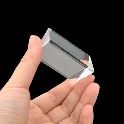 15cm 6inch Optical Triangular Glass Prism With Gift Box Microfiber Pouch