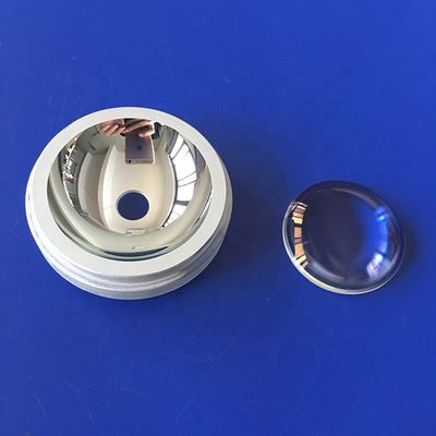 25 मिमी व्यास और 150 मिमी फोकल लंबाई के साथ कस्टम BK7 सामग्री एलईडी रिफ्लेक्टर कप